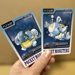 カメール ゼニガメ 旧裏 ポケモンカード カードダス 008 007 レア