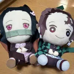 鬼滅の刃 ぽふっとぬいぐるみリュック 竈門炭治郎 竈門禰豆子