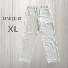 UNIQLO◇◆ヒートテックスマートパンツ アイボリー ナチュラル XL
