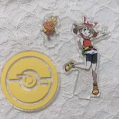 ポケモン　ハルカ　アチャモ　アクリルスタンド　Pokemon Trainers