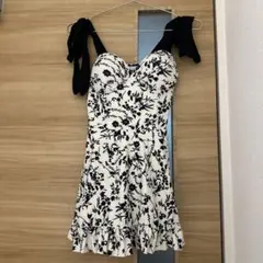 フラワープリント ワンピース水着