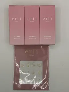 erii　エリィコスメ ネイル美容液 3本＋ネイルシール セット【5021】