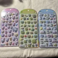 コットンパフィーシール　たまごっち　ふらわっち　くちぱっち　みみっち