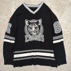 【美品】CHIP CLIP チップクリップ ニット メンズ ブラック L