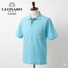 LEONARD SPORT 【返品交換不可 K2JA2581 長袖ポロシャツ(Mサイズ/エボニー) メンズ 長袖ポロシャツ トップス