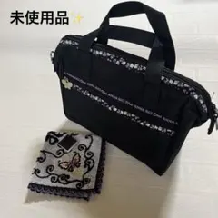 新品未使用✨️ANNA SUI ハンドバッグ・ハンカチまとめ売り 黒×紫