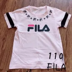 110 女の子　半袖　Tシャツ　FILA