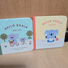 コアラ メモパッド & ハードカバーノート セット