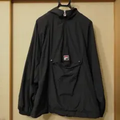 FILA 하프 Zip 아노락 파커 블랙 XL