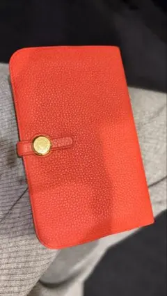 HERMES ドゴン 長財布 オレンジのサムネイル