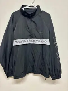エクストララージ YOUTH CREW ブラックナイロンジャケット サイズフリー