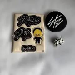 Stray Kids Felix ステッカー ミラー　ピンバッジ セット