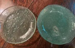 ガラス中皿５枚セット