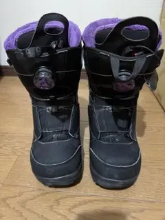 Salomon 女性用 スノーボードブーツ ブラック/パープル