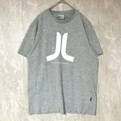 【ウィーエスシー】WESC ビッグプリント半袖Tシャツ S グレー 綿100%