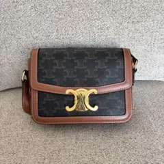 CELINE ショルダーバッグ ブラック/ブラウン