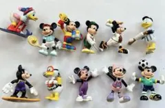 ミッキー　キャラクター フィギュア 11体セット　レトロ　スポーツ