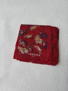 renoma PARIS レノマ ハンカチ 花柄 レッドのサムネイル