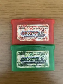 ポケットモンスターファイアレッド/リーフグリーンGBA 2個セット　単品不可