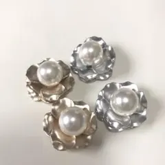 パールフラワー ゴールド シルバー