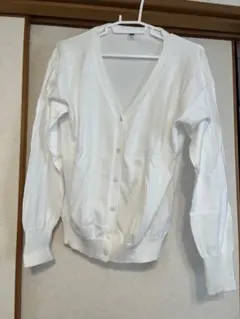 UNIQLO ホワイト カーディガン M