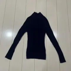 アーバンリサーチセンスオブプレイス　リブニット袖スリット　フリーサイズ　ネイビー