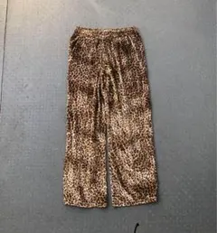 美品80s 90s Nick&Noraレオパード柄パジャマパンツMカートコバーン 