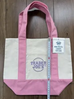 トレーダージョーズ　ミニトート　パステル