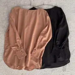 オペークドットクリップ シャツ