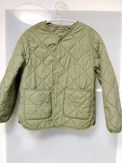 UNIQLO ウォームパデッドウォッシャブルジャケット　オリーブ140