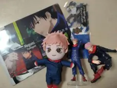 呪術廻戦 虎杖悠仁 乙骨憂太 伏黒恵 ぬいぐるみ フィギュア セット売り