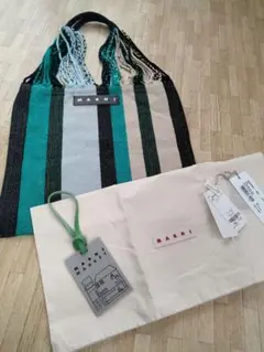 MARNI MARKET マルニマーケット フィッシュ クロシェ バッグ - メルカリ