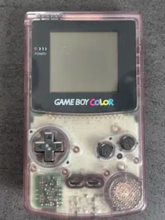 【ジャンク品】任天堂 ゲームボーイカラー 本体 パープル 蓋なし、電源入らない