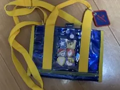 パウパトマーシャルキャラクター プリント バッグ 青