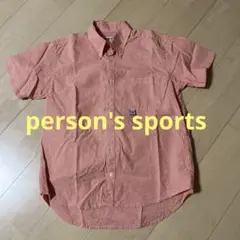 person's sports チェックシャツ　Ｍ