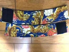 手甲　マジックテープ　虎と花