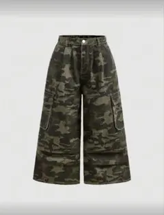 迷彩 ワークパンツ