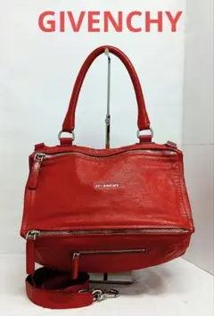 美品★ジバンシィ パンドラ 2WAY ハンド ショルダーバッグ ユニセックス 美品☆ジバンシィ パンドラ 2WAY ハンド ショルダーバッグ ユニ