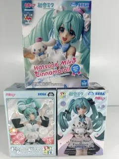 初音ミク × シナモロール フィギュア 3体セット