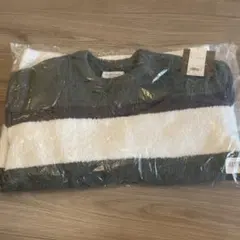 GELATO PIQUE メンズ　グリーンボーダー　ルームウェア Mサイズ