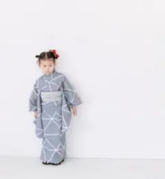 LOWRYS FARM 子供用浴衣セット 110cm グレー