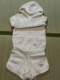 ジェラートピケ　パーカー　ショートパンツ　上下セット　セットアップ　モコモコ