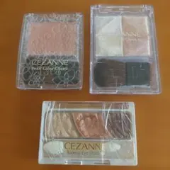 CEZANNE アイシャドウパレット・チーク・ハイライトセット