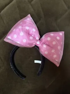 ディズニーカチューシャ ミニーちゃん ピンク