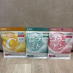 【新品未使用】DHCシートマスク5枚入り×3 ビタミンC セラミド コラーゲンのサムネイル
