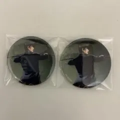 銀魂 缶バッジ 土方十四郎 2個セット　戦う背中