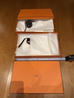 エルメス　オレンジ ギフトボックス 2個セット