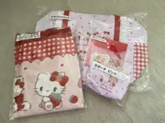 バンダイ 一番くじ ハローキティ×mikkoコラボ ボストンバッグ ブランケット