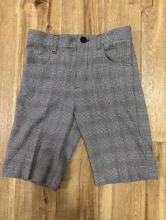 タルティーヌエショコラ　グレンチェック　ハーフパンツ　膝丈　120 フォーマル