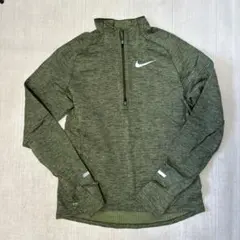 Nike Dri-FIT ハーフジップ ジャージ Mサイズ オリーブグリーン
